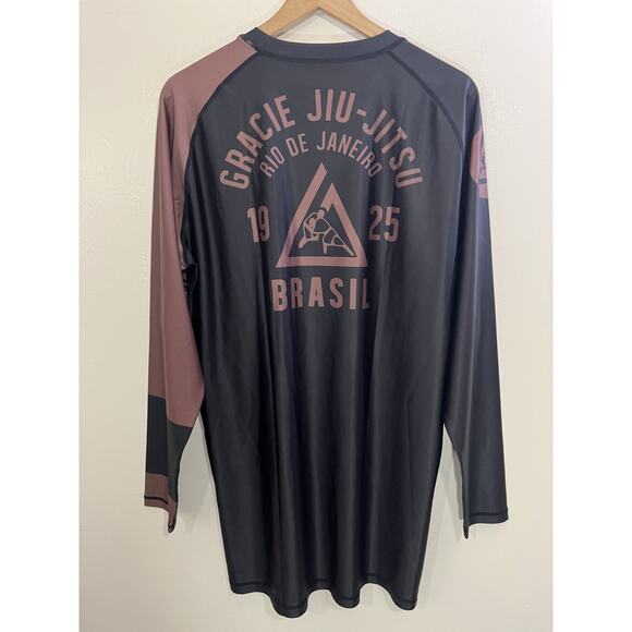 Gracie Barra MMM Jiu Jitsu BJJ Training Rank Shirt 4XL Rash Guard Competition - Picture 1 of 11